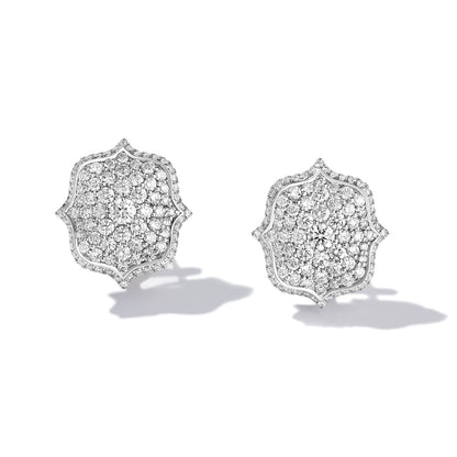 Lotus Diamond Earrings